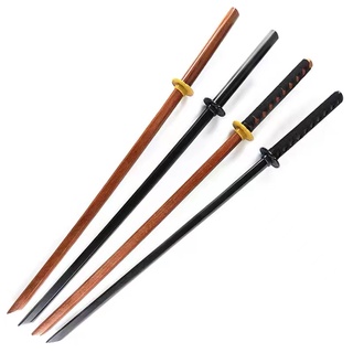 100CM kanata Wooden Sword for Cosplay and Sports Kendo Practice iaido wooden stick Bushido props