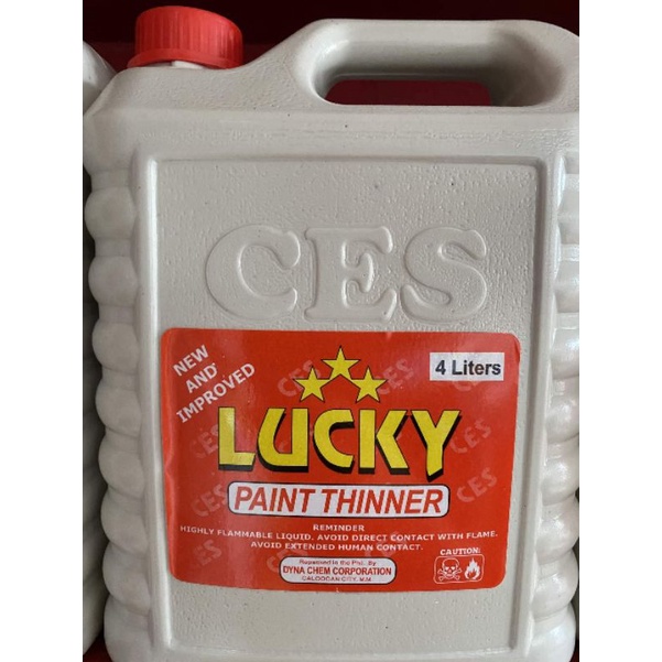 Lucky Paint & Lacquer Thinner 4L/1gal Shopee Philippines
