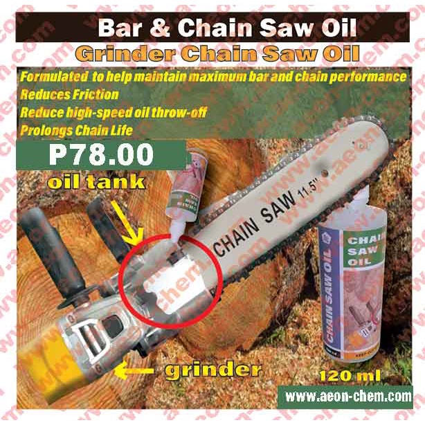 Chain Saw Oil, Bar Saw Oil, Grinder Chain Saw Oil 120 ml Shopee