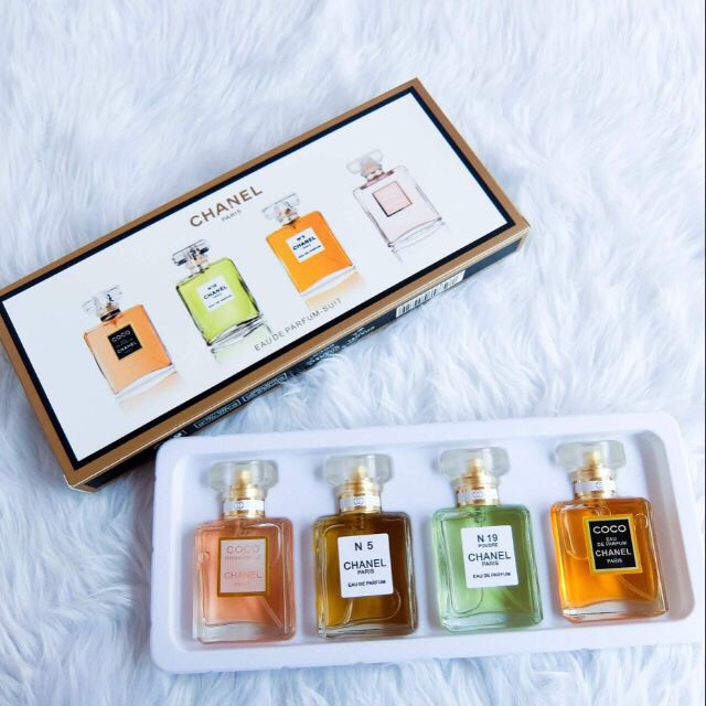 Chanel perfume gift set coco N 19 5 mademoiselle for women | Shopee  Philippines