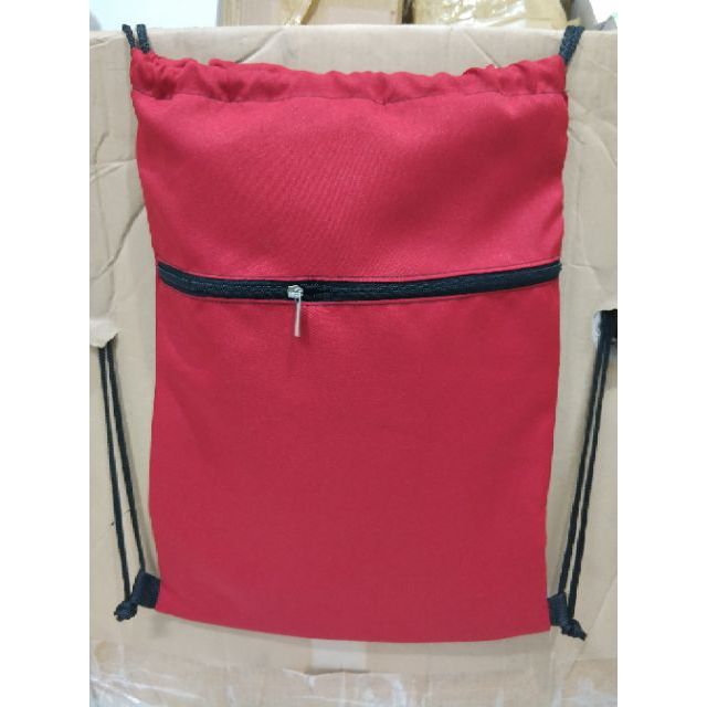 string bag with zipper