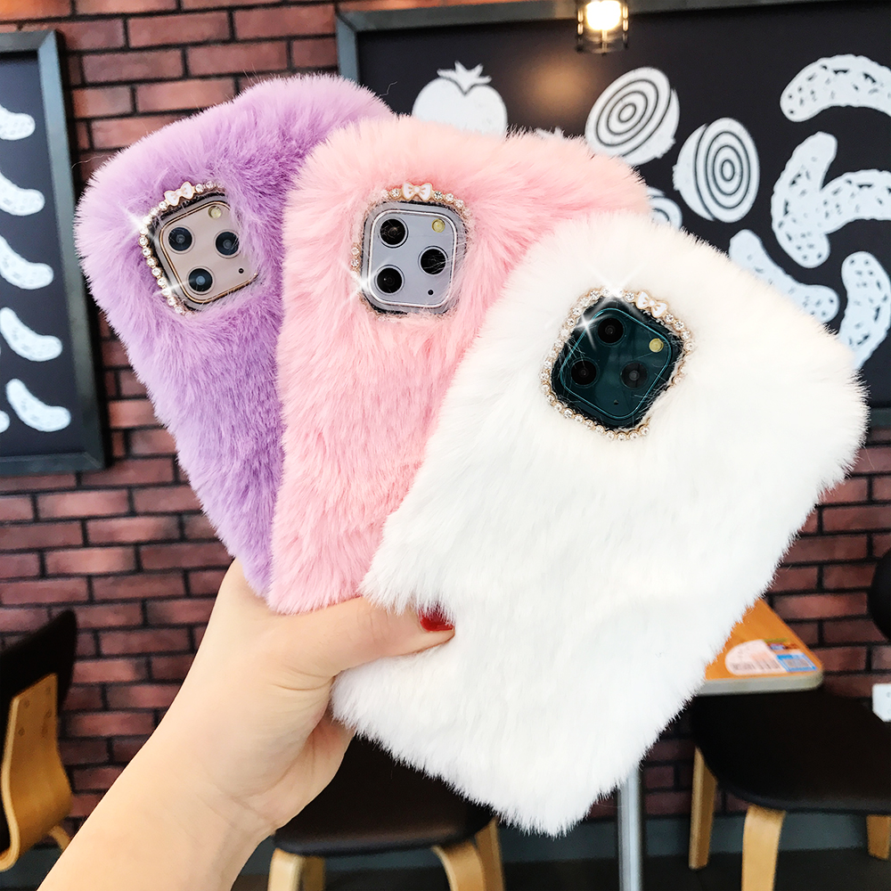 Samsung Galaxy 1 A51 5g 1s M51 M01 Fashion Cute Fluffy Fur Plush Soft Case Diamond Lenss Frame Back Cover Lady Girl Warm Gift Phone Casing Shockproof Shopee Philippines