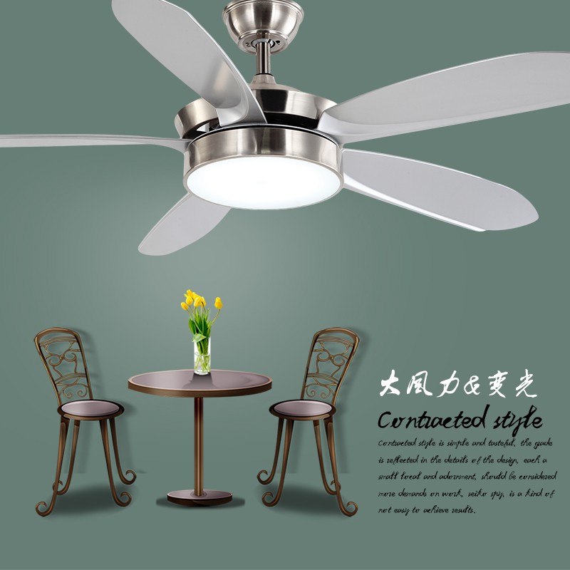 52 Ceiling Fan Light Restaurant Nordic Modern Minimalist Hom