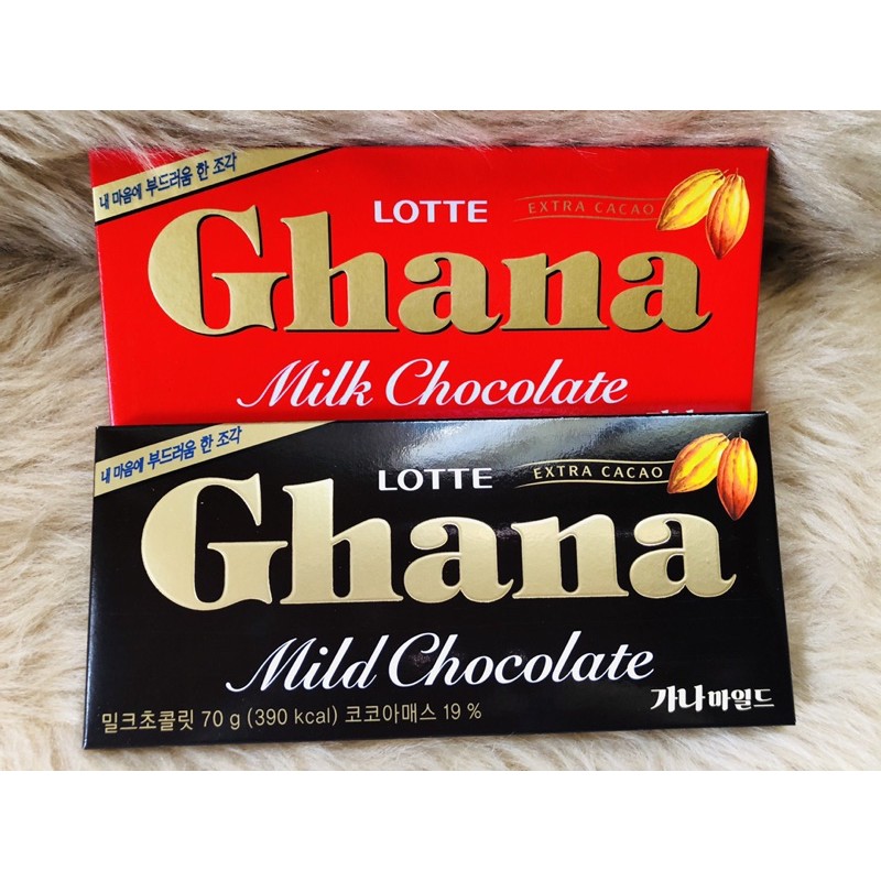 Lotte Ghana Chocolate 70g | Shopee Philippines