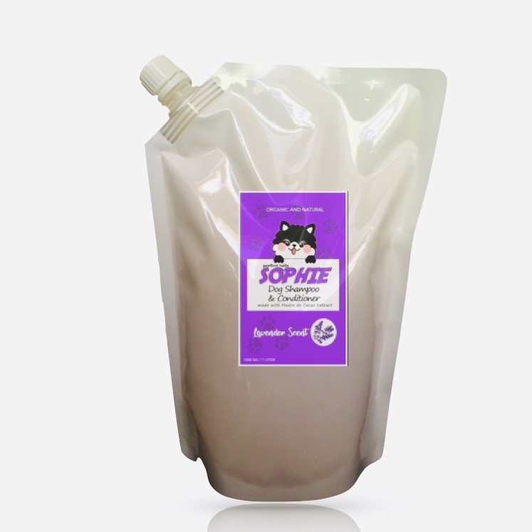 Perfect Tails Pet Shampoo for Dog and Cat Lavender Refill Pouch with PURE MADRE DE CACAO EXTRACT 1L #3