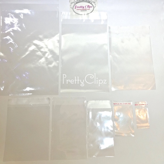 Adhesive Plastic Container OPP / Plastic Packaging Material | Shopee ...