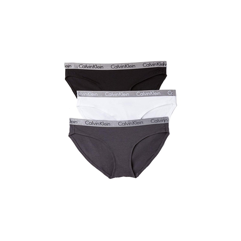 calvin klein 3 pack cotton bikini