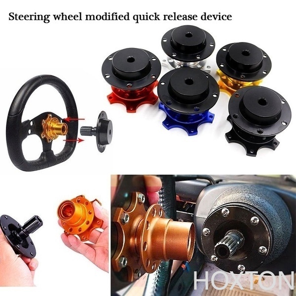 Moza Wheel MPI 3 & 4 Bolt Weld On Aluminum Steering Wheel Quick Release ...