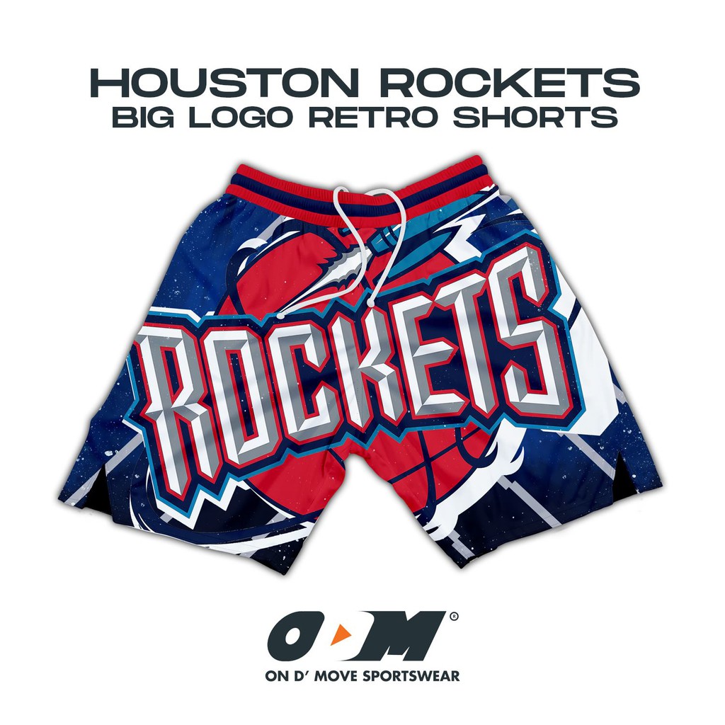 houston rockets shorts retro