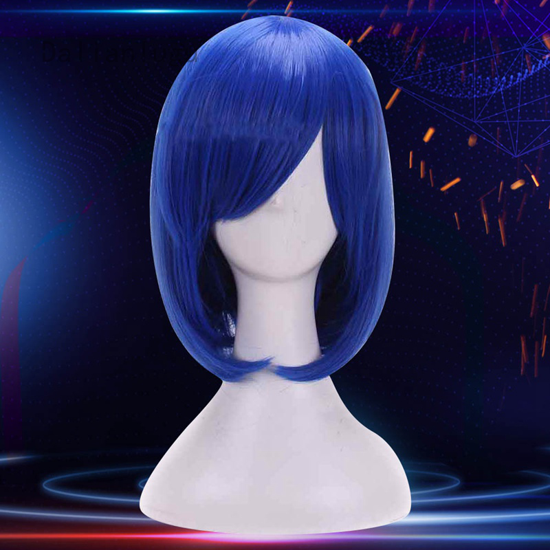 blue cosplay wig