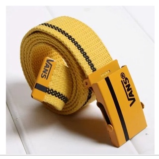 Vans color belt woven canvas nylon belt wear-resistant neutral soft belt #5