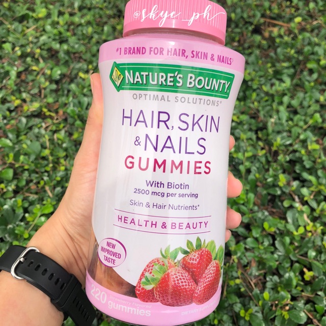 Nature S Bounty Hair Skin And Nails Gummies Shopee Philippines