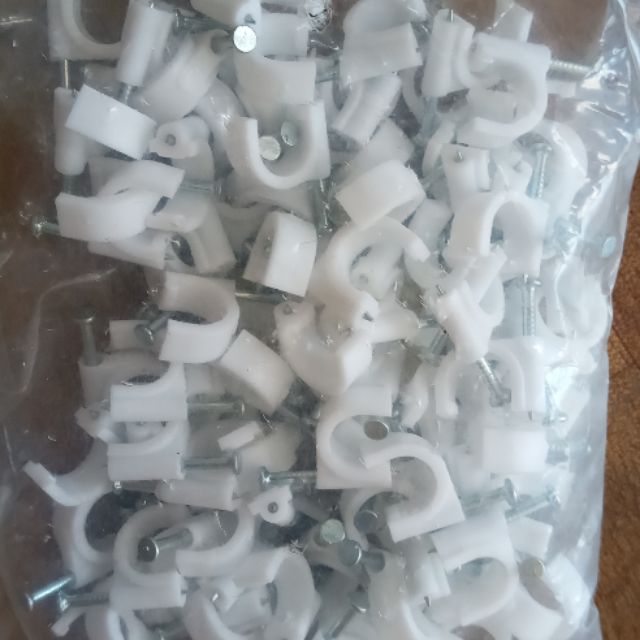 U NAIL CABLE CLIP 10mm 100 pcs | Shopee Philippines