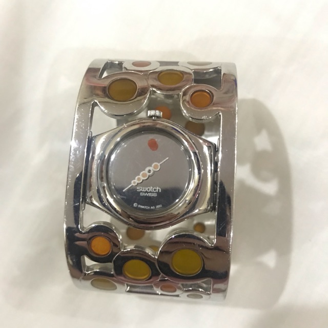 swatch bangle watch
