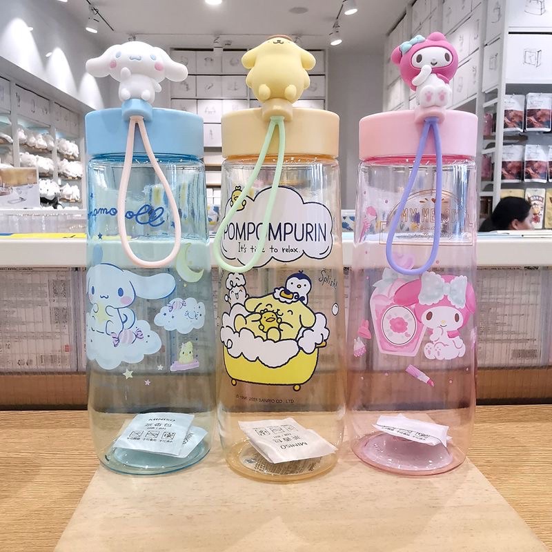 Sanrio water bottle 500ml My melody Cinnamon roll Pompompurin Sanrio My ...