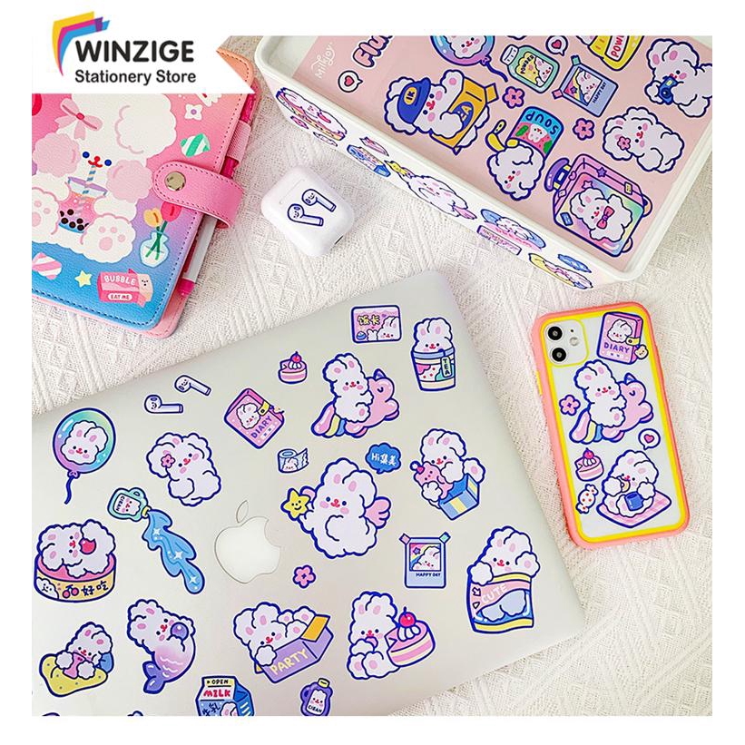 Winzige Korean  Ins Stickers  Cute Cartoon Bear Rabbit 