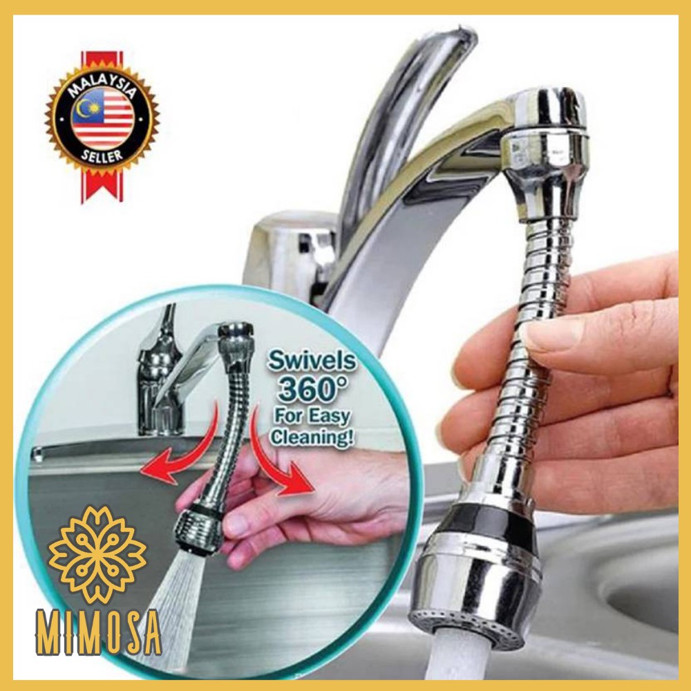 MIMOSA Faucet Connector Increases Water Pressure And Bendable Rotates