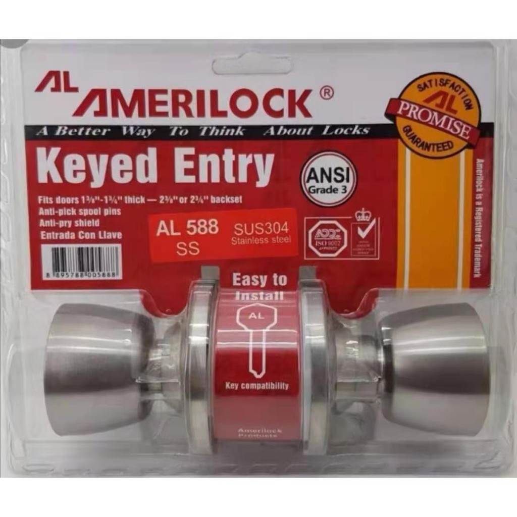 AMERILOCK AL588 DOOR LOCK DOOR KNOB Shopee Philippines