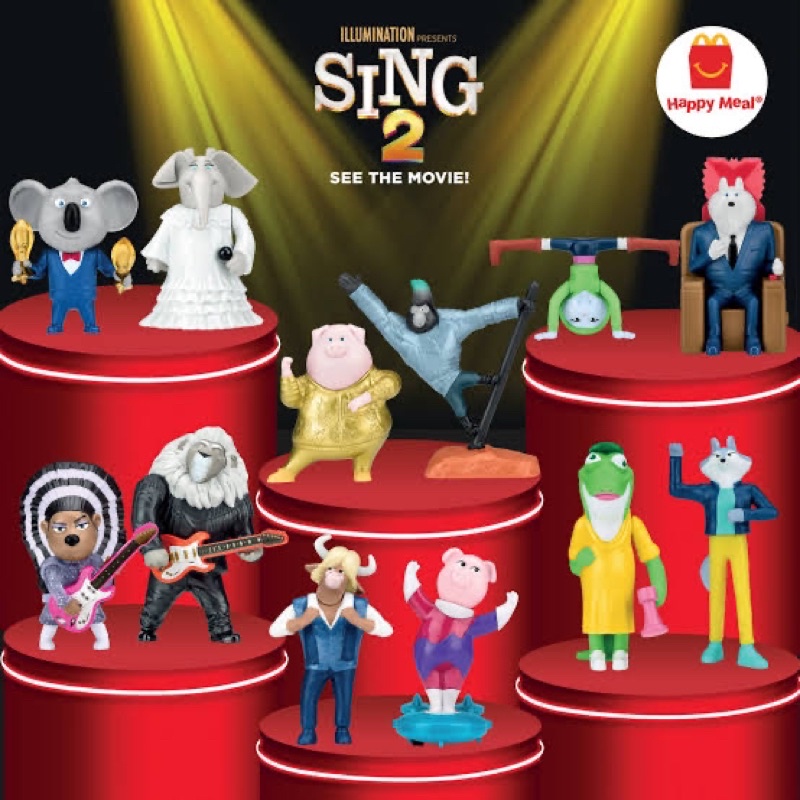 SING 2 Happy Meal Toys | Shopee Philippines