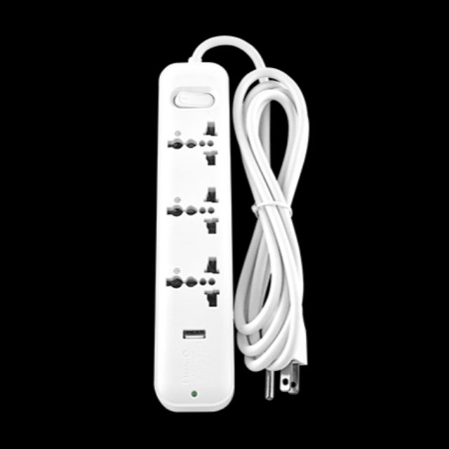 Omni Travel Extension Cord 3 Gang w/ 1 USB & 1 Switch Shopee Philippines