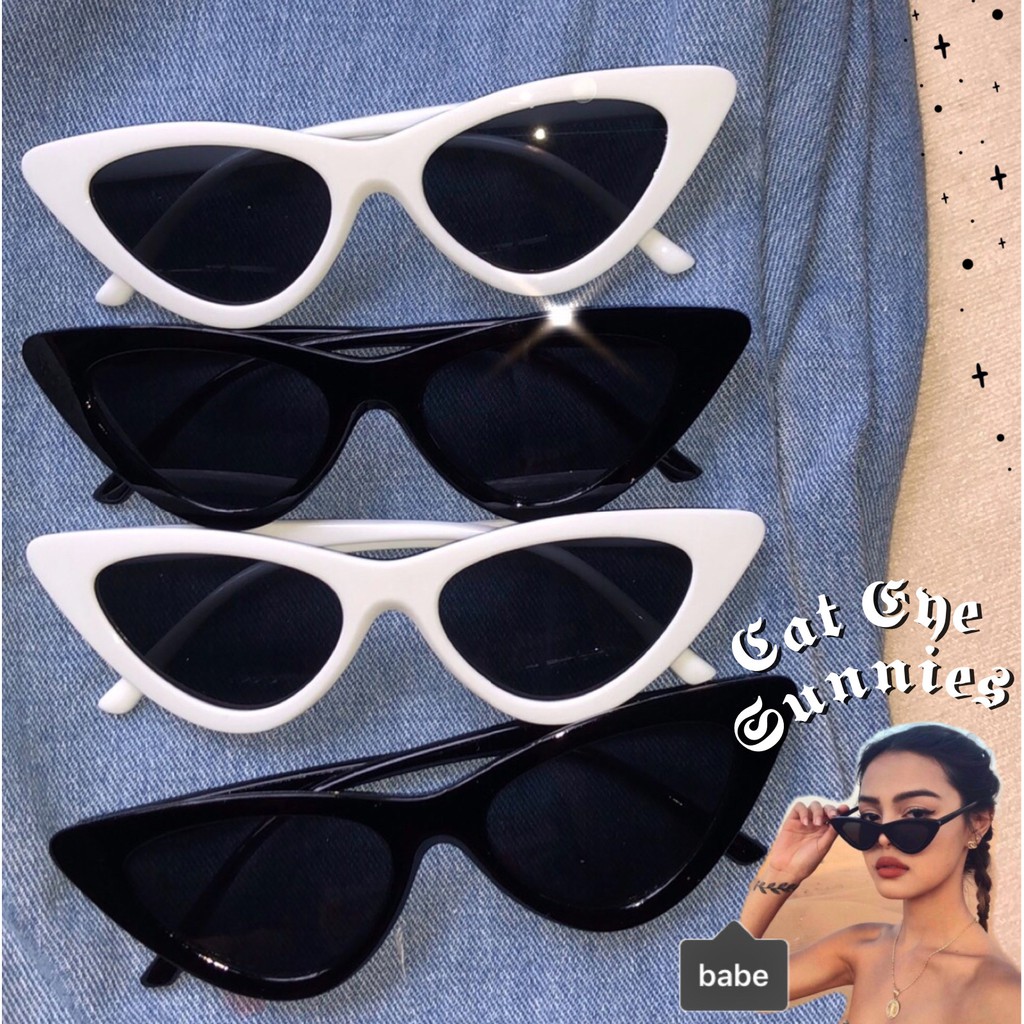 Cat Eye Aesthetic Sun Glasses Cat Eye Shades Sunglasses Shopee