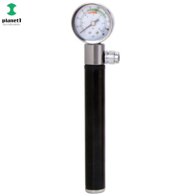 hand bike pump with gauge