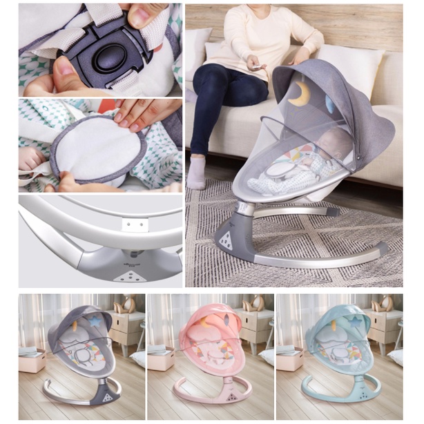 Automatic Baby Rocking Chair , Battery Operated Baby Rocking Chair