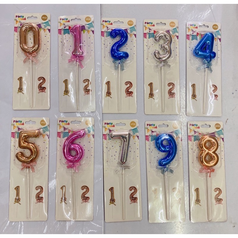 Number Happy Birthday Cake Topper Decoration | Shopee Philippines