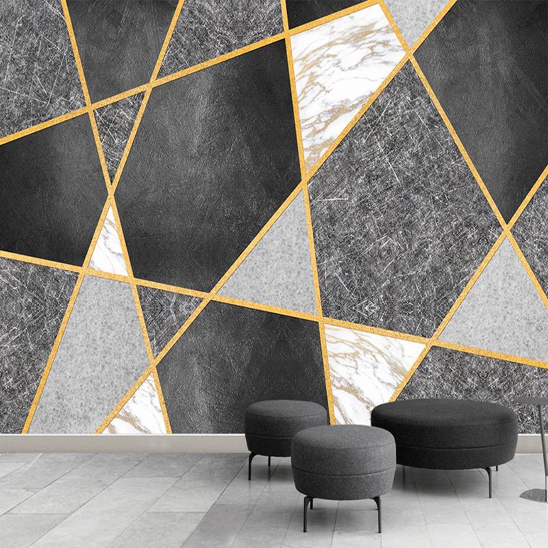 Custom 3D Photo Wallpaper Modern Simple Creative Art Geometry Straw  Textured TV Background Wall Decoration Painting Wall Paper | Shopee  Philippines