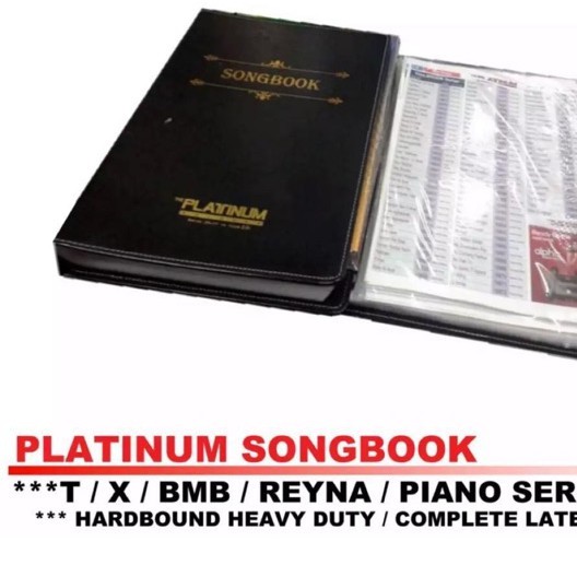 PLATINUM songbook w/songlist Shopee Philippines