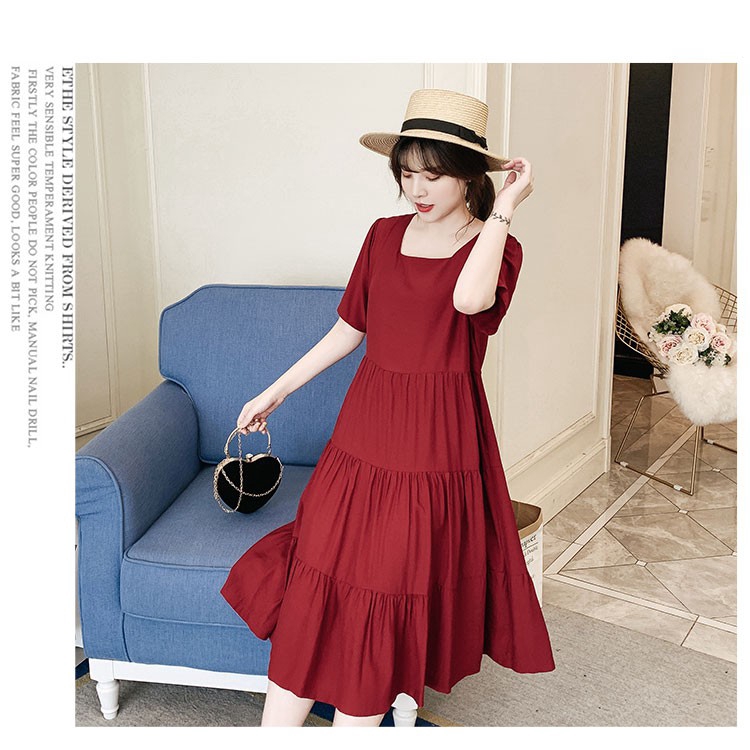 plus size red maternity dresses