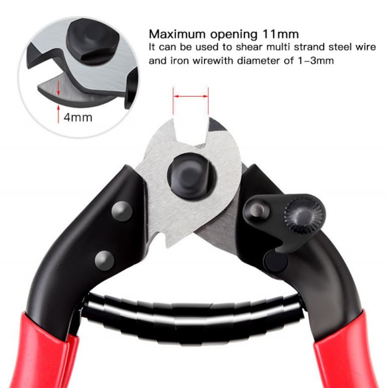 YOLO MALL Professional Bicycle Cable Cutting Pliers Stainless Steel