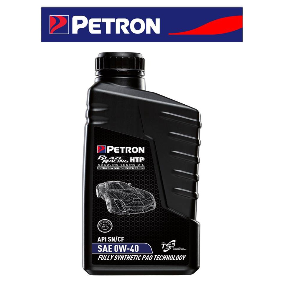 Petron Blaze Racing HTP Fully Synthetic Engine Oil SAE 0W40 Shopee