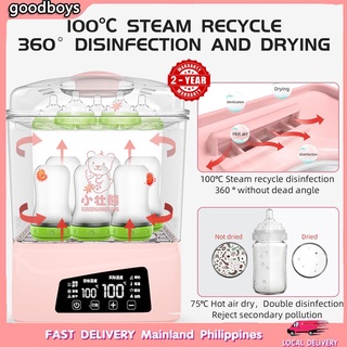 Baby Bottle Sterilizer And Dryer 5 In 1 Milk Warmer Electric Steam Sterilizer Steam 99% Sterilizer