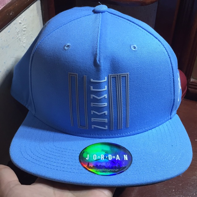 blue jordan cap