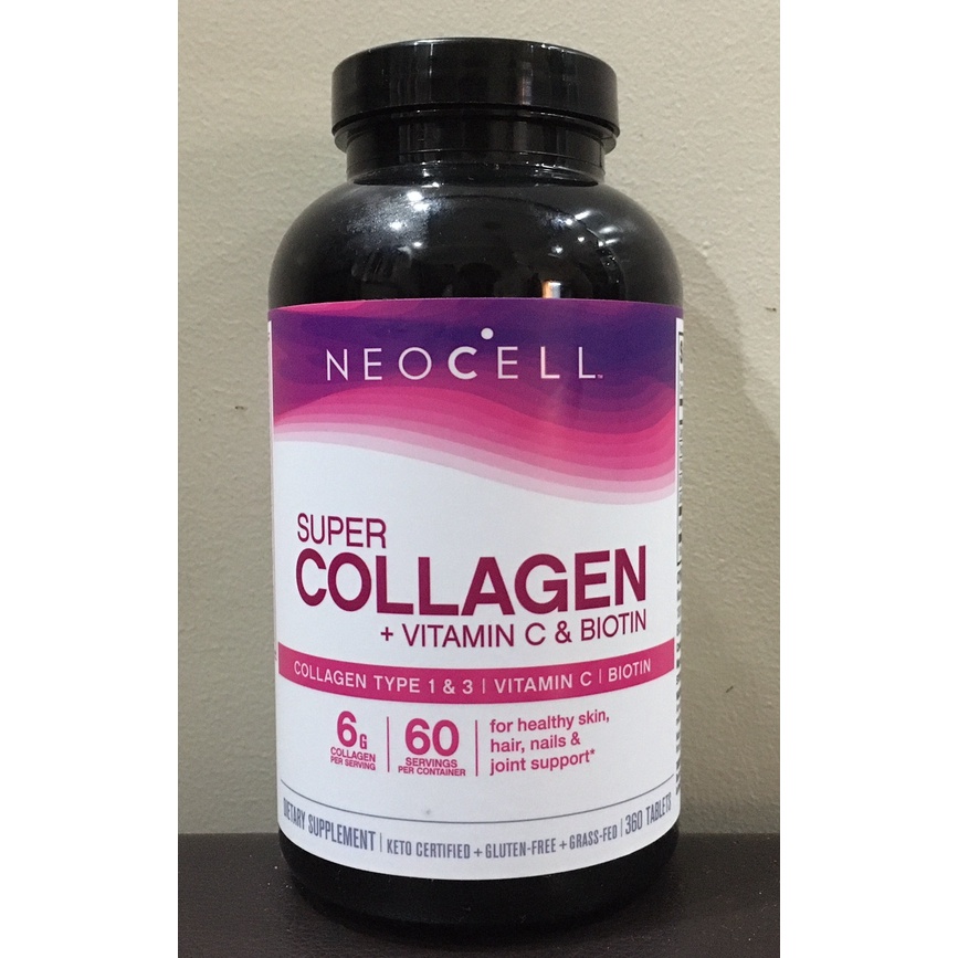 Neocell Super Collagen + Vitamin C & Biotin, 360 Tablets 11 2024 