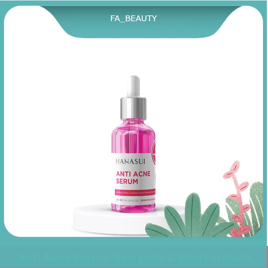 Fa_beauty Hanasui Anti Acne Serum New Look & Improved Formula. | Shopee ...