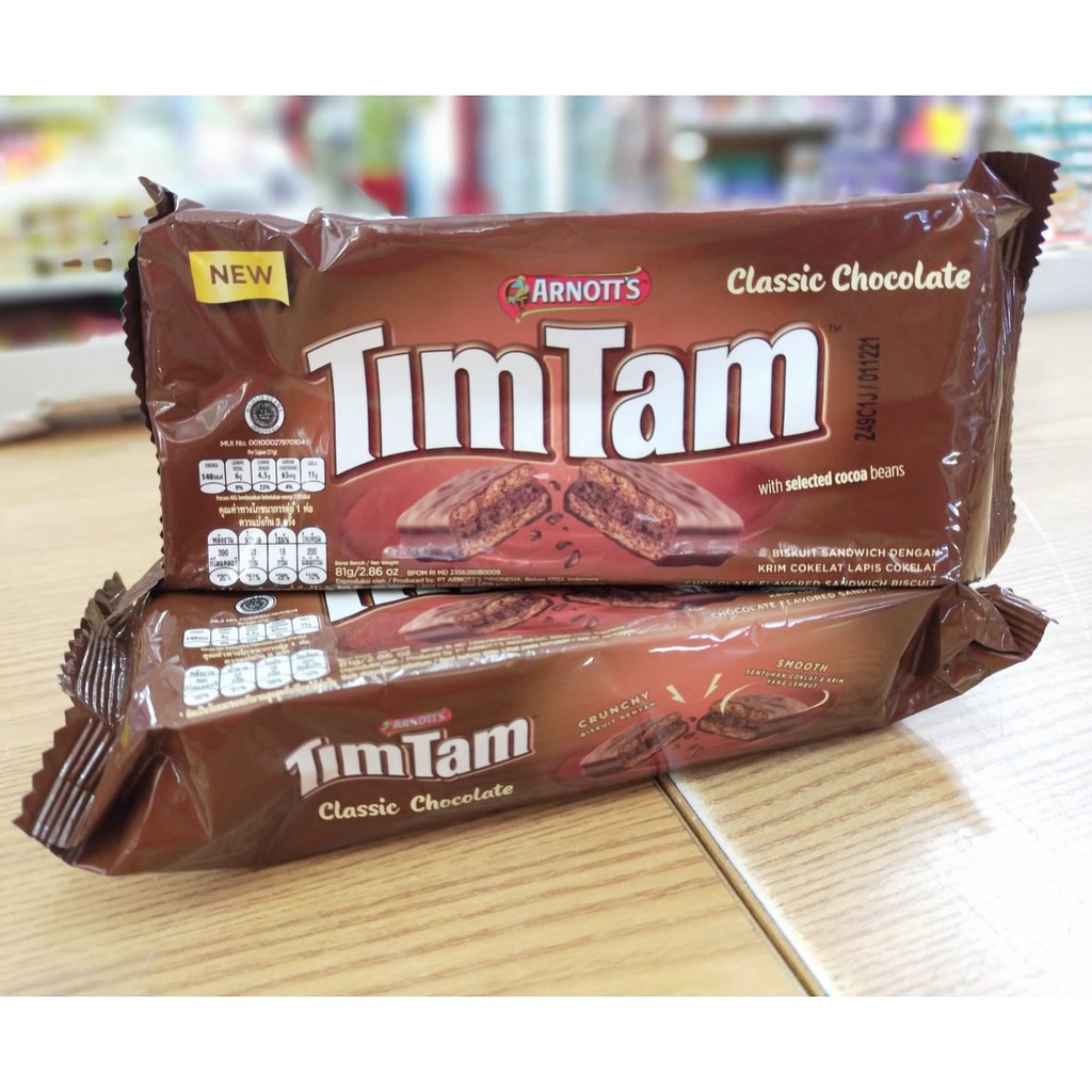 ARNOTT'S TIMTAM CLASSIC CHOCOLATE 81G | Shopee Philippines