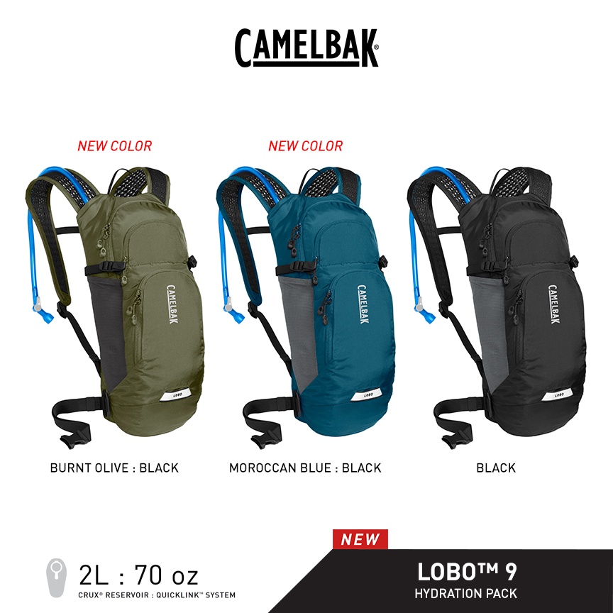 CamelBak Lobo 9 Bike Hydration Backpack with with 2L Crux Reservoir