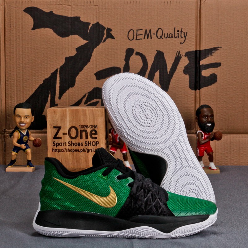 green and gold basketball shoes