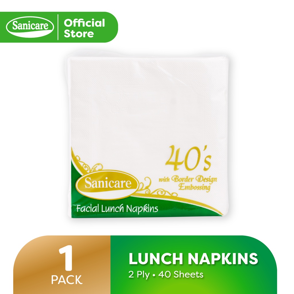 Sanicare Premium Lunch Napkins (1 Pack) Shopee Philippines