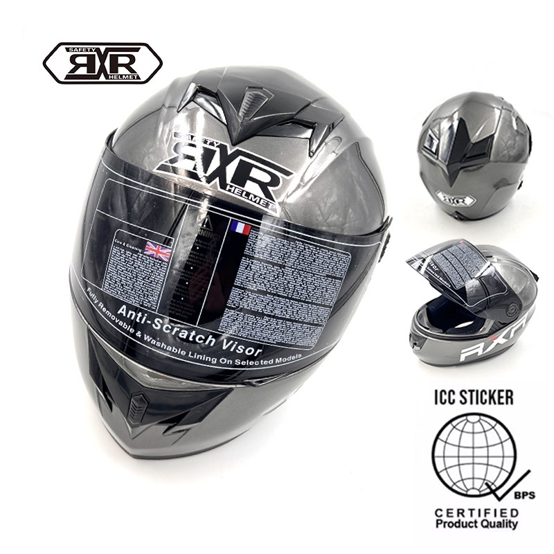 RXR 6912 Full Face Helmet (Black Visor) Shopee Philippines