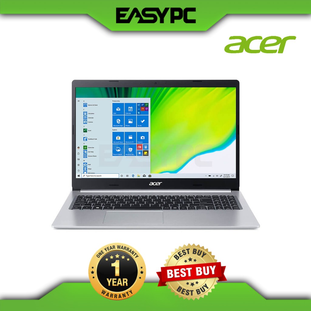 Acer Aspire 5 Laptop i5-1135G7 4gb/256 SSD+1Tb HDD/MX 350/14"/Bag/WIN10
