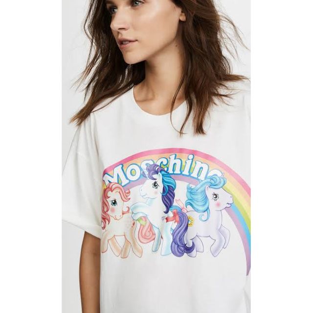 Moschino rainbow little pony shirt 