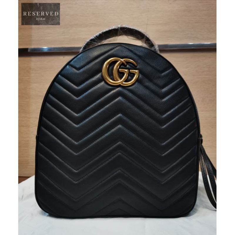 black gucci marmont backpack