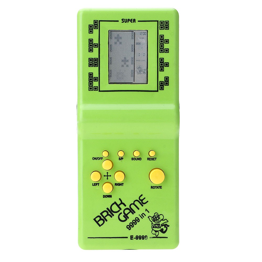 Weka Classic Brick Game Toy Tetris Hand Held Lcd Electronic Game Toy 9999 In 1 Shopee Philippines