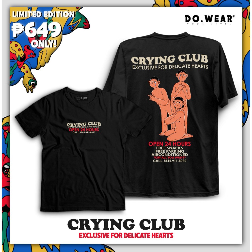  - Crying Club Shirt | Shopee Philippines