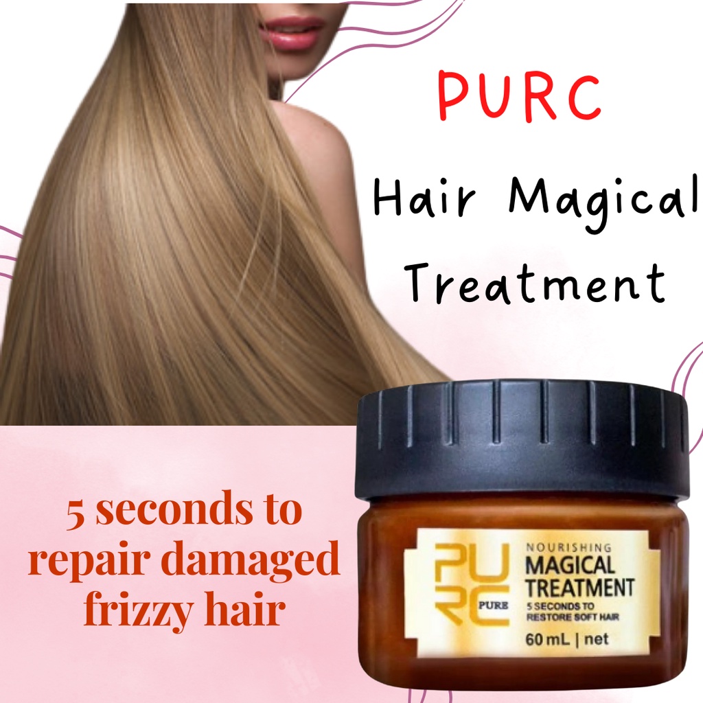 PURE Hair Treatment for dry hair Soften Repair Frizzy Dry Damaged Smooth  Care for Salon-Quality Hair | Shopee Philippines