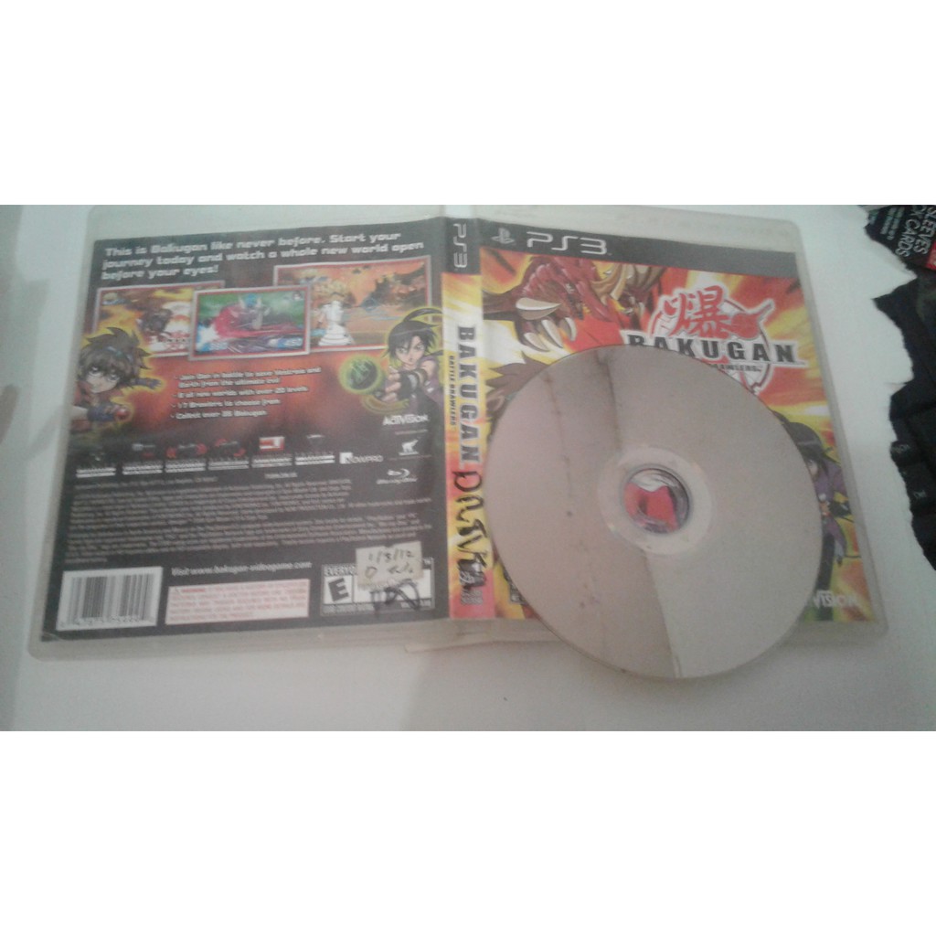 Playstation 3 Bakugan Battle Brawlers Original Disc Cd Ps3 Ps Game Super Rare Used 14 Player Shopee Philippines