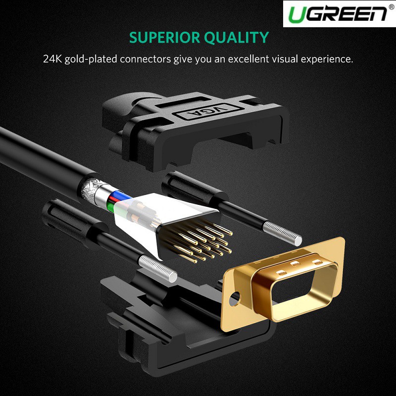 VGA cable 3M long, Ugreen 11631 Premium Shopee Philippines